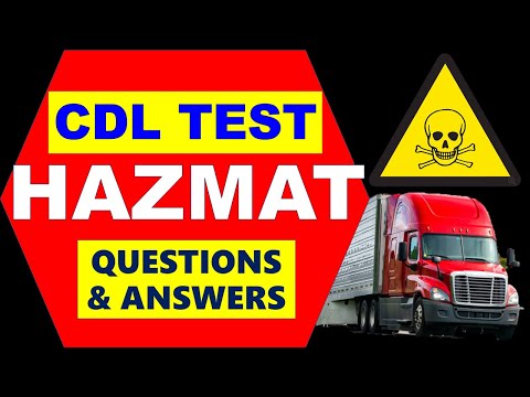 CDL Prep Test - "HAZMAT"