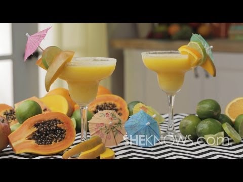 Skinny Frozen Mango Margarita
