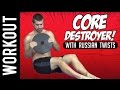Russian Twists Workout - Tabata Style Ab Finisher