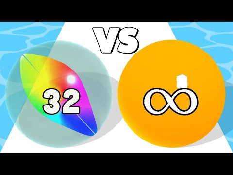 MERGE BALL RACE /vs MARBLE RUN 3D ∞ ASMR Gameplay Android iOS • Number Ball Run 3D Merge Math Games