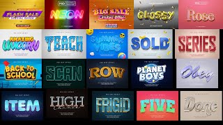 50+ 3D Text Effect in PSD Photoshop Tutorial Part 84