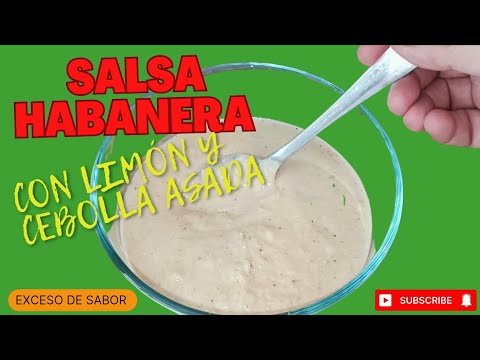 Salsa habanera cremosa con limón ¡Picosita y deliciosa! Super deliciosa !!