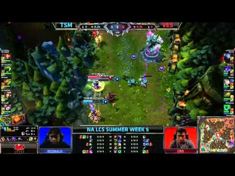 Team Solomid (TSM) vs Velocity eSports (VES) || NA LCS Summer 2013 W5D1 || Full Game HD