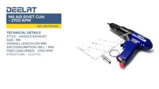 M6 Air Rivet Gun - 2700 RPM