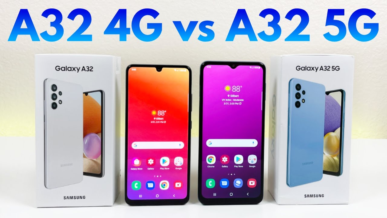 Samsung Galaxy A32 4G vs Samsung Galaxy A32 5G - Who Will Win?