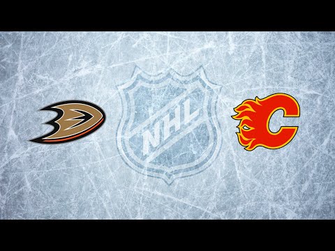 NHL Anaheim Ducks vs Calgary Flames / Oct.18, 2021/Goals only