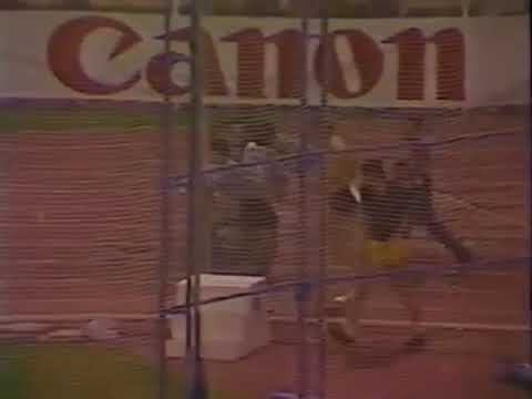 The final moments of Steve Cram world record in 1985