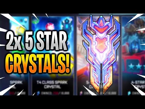 *NEW* 2x 5 STAR BOT CRYSTAL OPENING! - Transformers: Forged To Fight