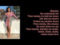 Slowly by Syleena Johnson (Lyrics)
