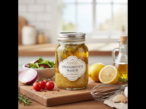 Recette de Vinaigrette à Salade facile et rapide