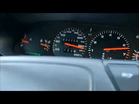 Porsche 968 Cabrio Autobahn Top Speed