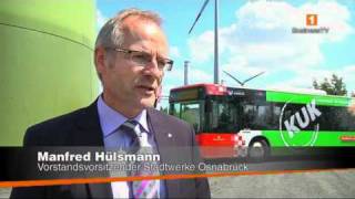 preview picture of video 'Windkraftanlage am Piesberg Osnabrück gestartet'