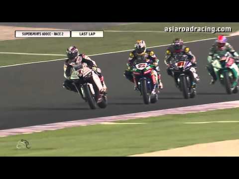 2015 ARRC Qatar - SuperSports 600cc Race 2 Highlights