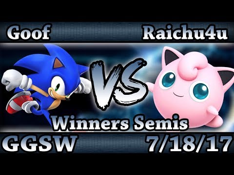 GGSW 31 - Goof (Sonic) Vs. Raichu4u (Jigglypuff) Smash Wii U Winners Semis - Smash 4