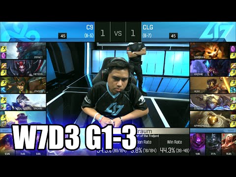 Cloud 9 vs CLG | Game 3 S6 NA LCS Summer 2016 Week 7 Day 3 | C9 vs CLG G3 W7D3 1080p
