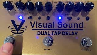 Video thumbnail for Visual Sound Dual Tap Delay demo by Colin Poulton