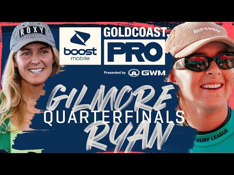Stephanie Gilmore vs. Nyxie Ryan | Boost Mobile Gold Coast Pro - Quarterfinals Heat Replay