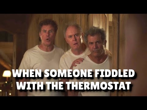 Daddy's Home 2 (2017) - Someone Fiddled With The Thermostat Scene
