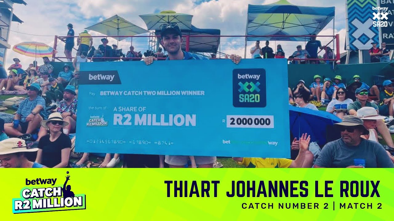 Betway Catch R2 Million | 2nd Catch: Thiart le Roux | Match 2: PCvJSK