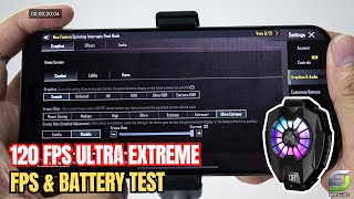 iPhone 15 Pro Max PUBG 120 FPS Ultra Extreme with Phone Cooler | Apple A17 Pro