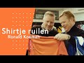 Het ‘laatste’ shirtje ruilen met Ronald Koeman