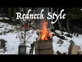 Christmas Fire Redneck Style