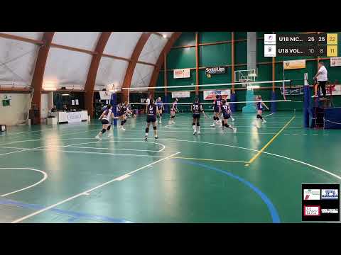 Live alimentato dall'app Swish Live U18 NICOLOSI VS U18 VOLLEY CECINA