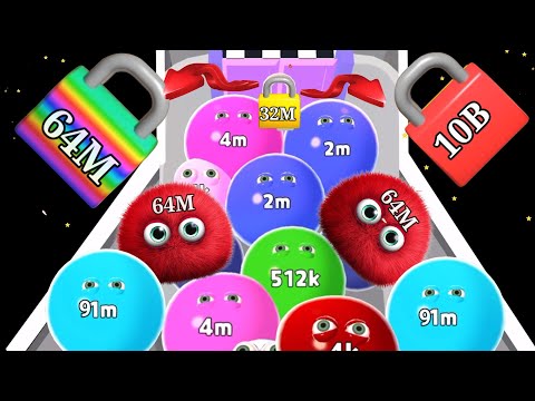 Satisfying Mobile Game / Into the crowd - jelly run 2048 gameplay walkthrough Mobile Android iOS