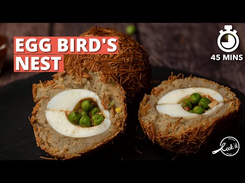 {Fresh} Egg Bird’s Nest Recipe | Fried Egg Balls | Malabar Kilikkoodu | Cookd