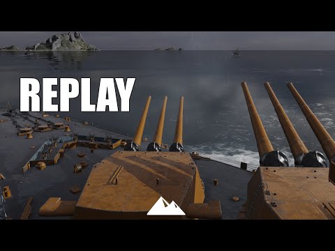 VERMONT, 4x3 457mm hauen richtig rein! - World of Warships | [Replay] [Deutsch] [60fps]
