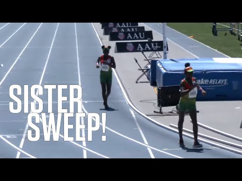 Sisters Battle For First And Second In AAU Junior Olympics 2023 Race Walk