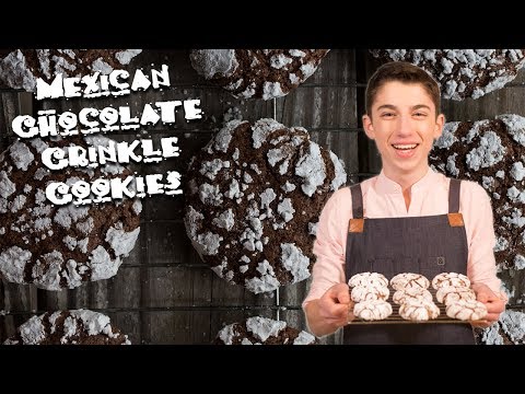 Mexican Chocolate Crinkle Cookies | Eitan Bernath