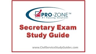 Civil Service Secretary Exam Study Guide