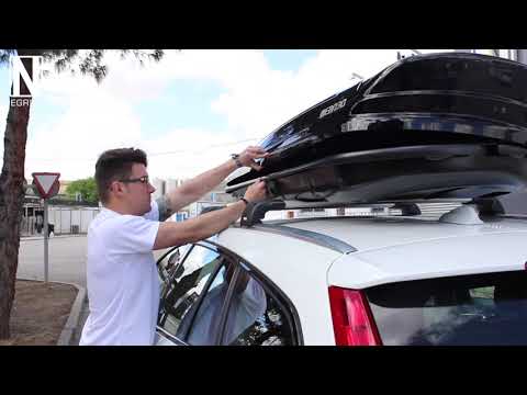 Menabo Jackson XL stogo skersniai HONDA Shuttle 2010-> video