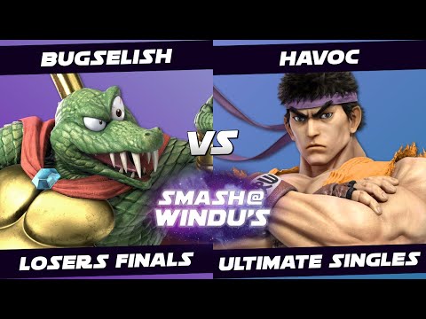 Bugselish (King K. Rool) vs Havoc (Ryu) - Smash @ Windu's 117 - Losers Finals SSBU