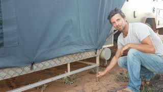 SETTING UP THE CAMPER ON UNEVEN GROUND