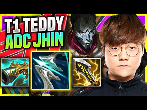 TEDDY DESTROYING WITH JHIN! - T1 Teddy Plays Jhin ADC vs Aphelios! | Preseason 11
