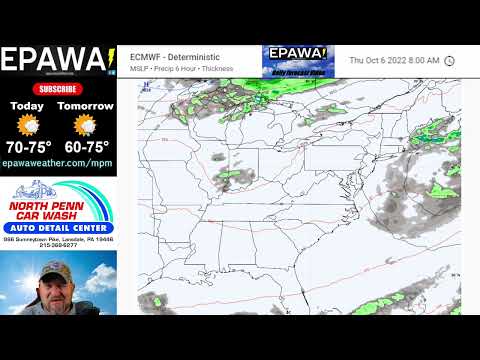 EPAWA's Thursday October 6th, 2022 video forecast