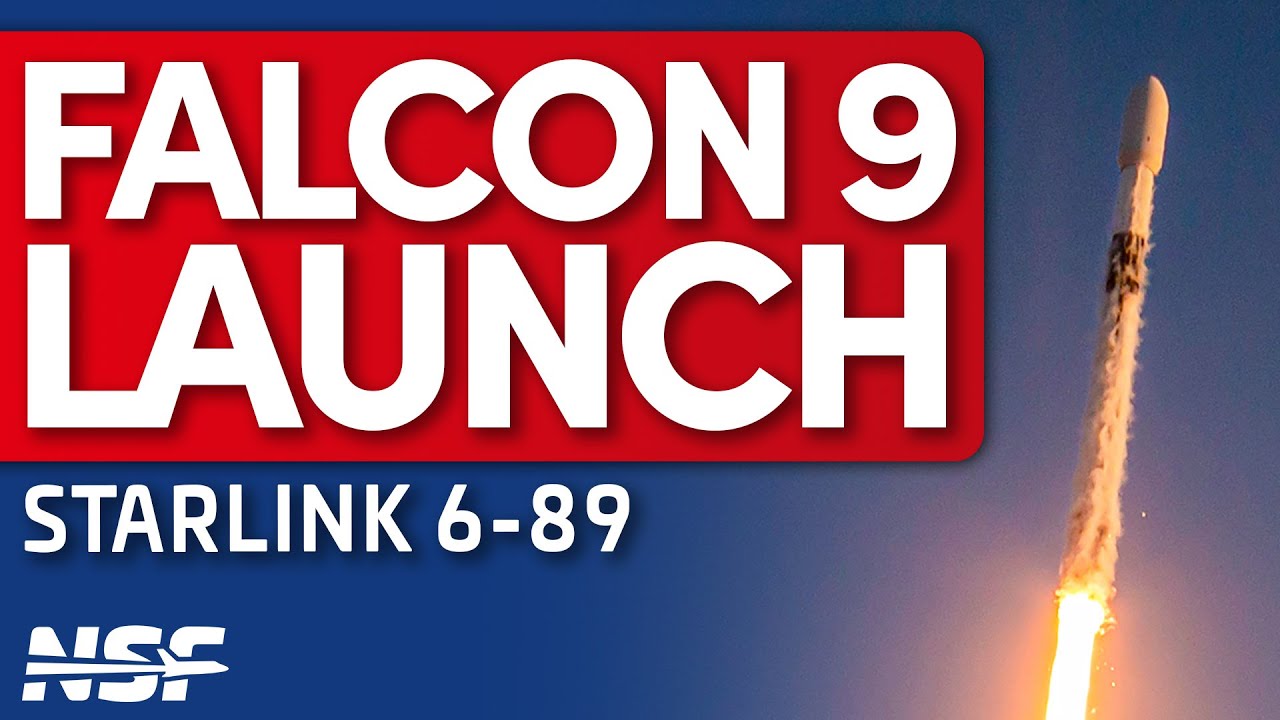 SpaceX Launches Starlink 6-89 Mission