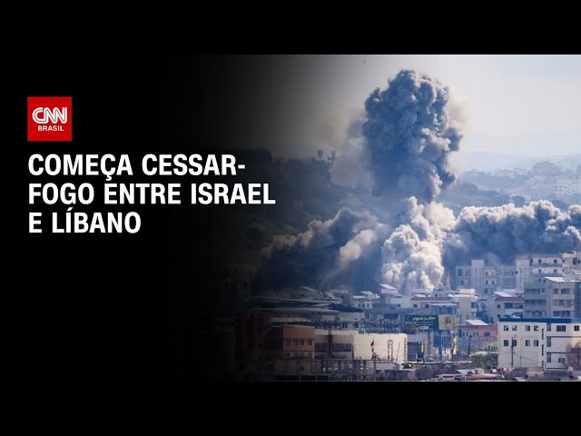 Cessar-fogo entre Israel e Líbano começa nesta quinta-feira (16), às 18h | CNN 360°