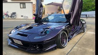 MAZDA RX7 FD CRAZY ROTARY ENGINE EXHAUST SOUNDS