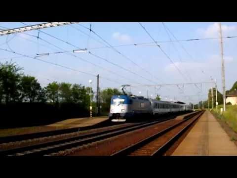 380 016-2 v čele EC 105 Sobieski, Drahotuše