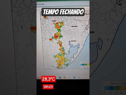 Vem chuva depois do calor de 35°C? - Porto Alegre, 04/03/2026 #calor #previsãodotempo #chuva