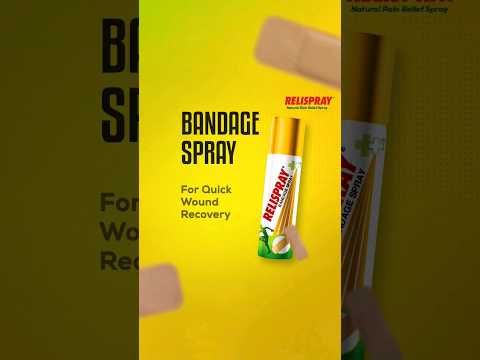 Relispray Bandage Spray 75gm, 75gram Bottle