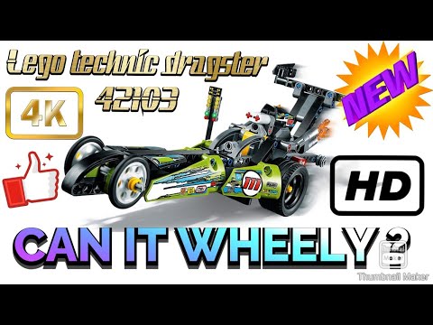 TECHNIC LEGO 2 in 1 DRAGSTER 42103 WILL IT POP A WHEELY ???