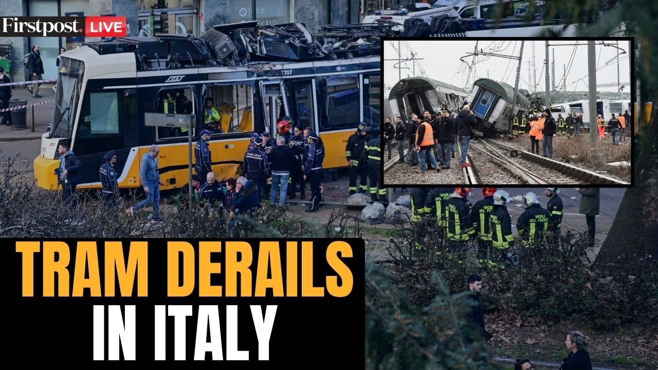 Italy Train Accident LIVE: Tram Derails in Central Milan, at Least one Dead