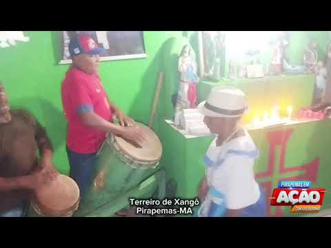 Festejo de Santa Barbara Terreiro de Xangô em Pirapemas-Ma 