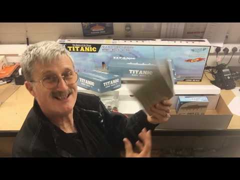 Trumpeter 1/200 Titanic unboxing - Ted's eModels Visit!