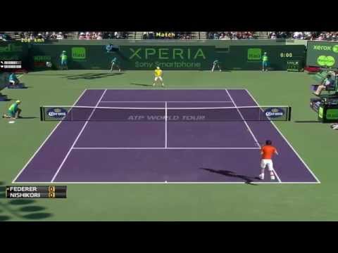 Tennis Elbow 2014 - Miami open 2015 - Kei Nishikori HOT POINT GAMEPLAY 2015