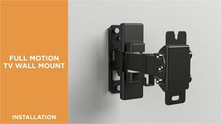 How to Install Low Cost Full-Motion TV Wall Mount-LDA21-221